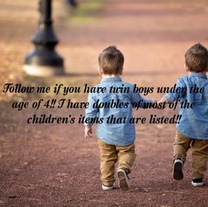 Follow me if you have twin boys!